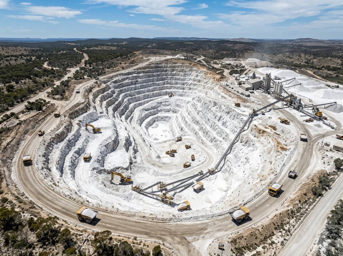 Quartz Quarry Mining Operations